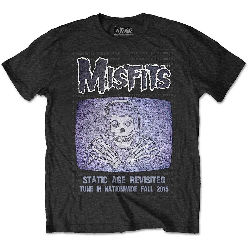 Misfits - Static Herren T-Shirt - Schwarz